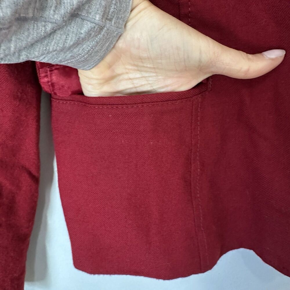 VTG Pendleton Women’s Red 100% Virgin Wool Blazer Jacket Size 8 Preppy Classic - Picture 4 of 12